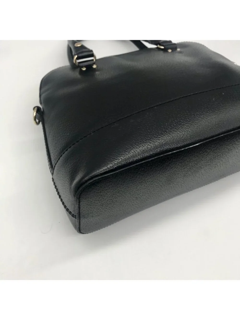 Kate Spade Black Leather Tote Bag